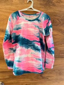 Tie-Dye Long Sleeve Top