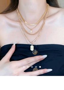 Layered Gold Chain Necklace