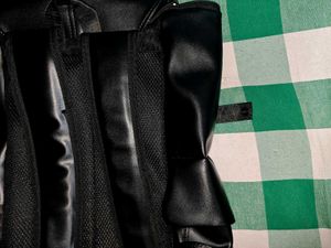 Black Leather Elite Backpack