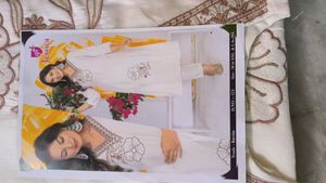 Elegant White Kurta Set with Embroidery