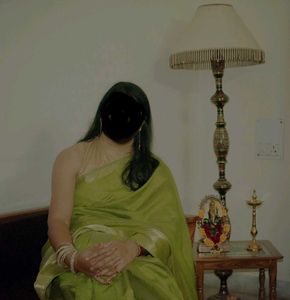 Elegant Green Silk Saree with Gold Border