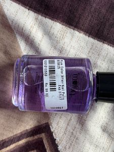 Plum Color Affair Nail Polish And Pouch