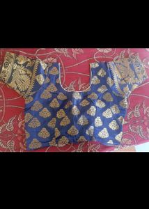 Red Kanzeevaram Saree With Stitch Blouse
