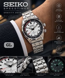 Seiko Speedtimer Watch