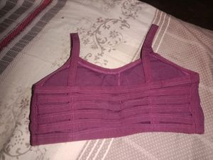Maroon Paded Bra