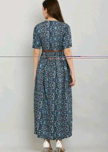 Chic Floral Print Maxi Dress