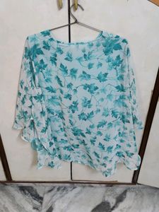 Floral Cape Top