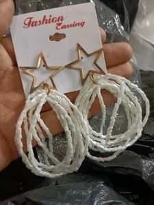 Statement Star &amp; Beaded Earrings