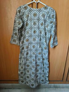 Elegant Printed Kurta Set with Dupatta