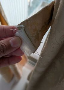 Cream Curtains. Set Of 2