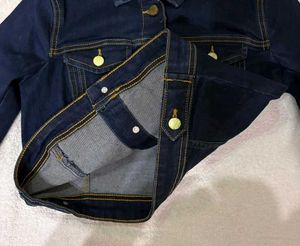 Classic Dark Wash Denim Jacket