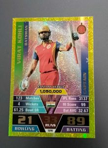 Virat Kohli And Ms Dhoni Gold Cards