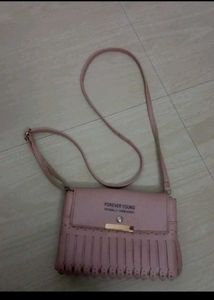 Combo Of Grey Small  Batua &amp; Pink Side Siling  Bag