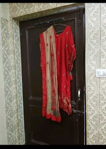 Elegant Red Kurta with Dupatta *"no lower*"
