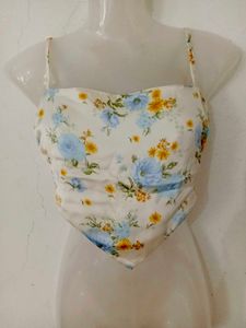 Floral Print Bandana Top