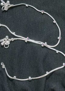 Pure silver  Kailash A1 Anklets with bill