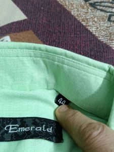 Men's Light Green Shirt