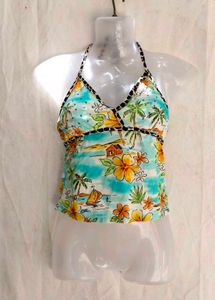 I. Beachy halter top