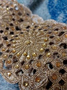 Gold Lace Trim for Dupattas or Sarees
