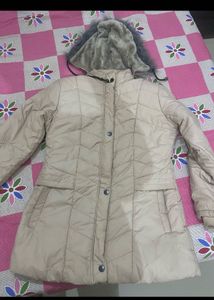 Puffer Jacket with Fur Hood