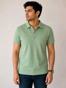 Men's Green Polo T-Shirt