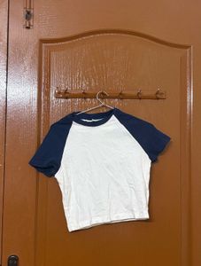COMBO!! Y2K Baby Tee Bundle | White Raglan &amp; Red S