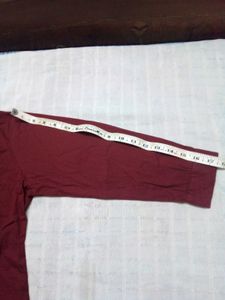 Maroon Cotton Shirt