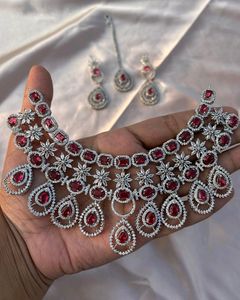 ✳️ Fixed Price  American Diamond Jewellery Set✳