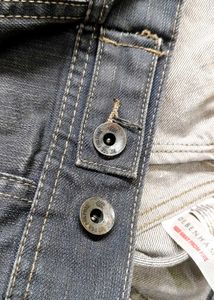 Men's Crop Denim Jacket
