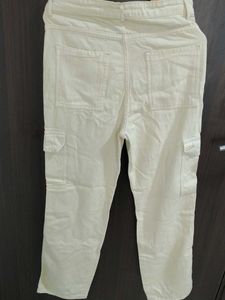 Beige Cargo Pants