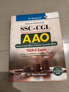 SSC CGL AAO Tier II Guide