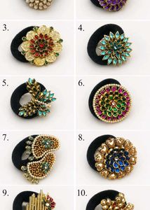 Elegant Pearl & Gold Hair Tie
