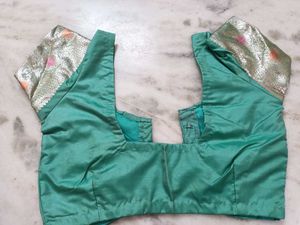 Green Banarasi Silk Saree