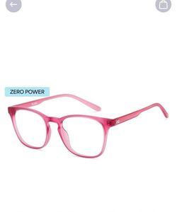 New Stylish Pink Eyeglasses with Case