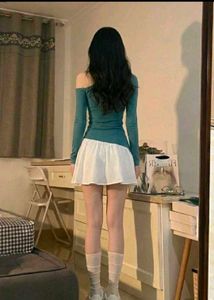 Chic Teal One-Shoulder Dress