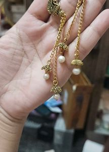 Beautiful Handcrafted Kundan Jhumka Earrings