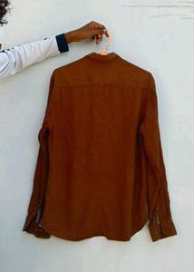 Men's JOHN PLAYERS Classic Brown Corduroy Shirt
