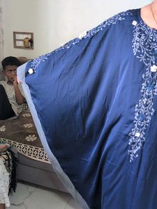 Elegant Navy Embroidered Kurta