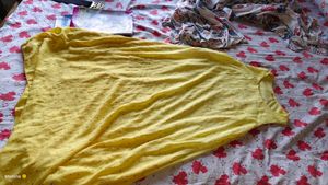 Elegant Yellow Maxi Dress with Embellished Belt