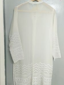 🌞🏖️Summer Transperent Kurta White