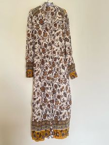 Bohemian Floral Print Maxi Dress