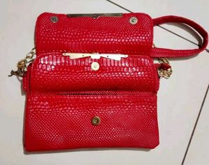 LDR Red Lace Bag/Purse