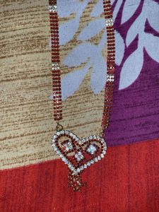 Heart Rhinestone Necklace