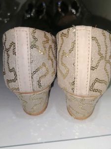 Sparkly Bow Ballerina Flats for Girls