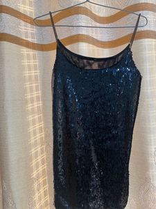*Offer Valid Till Stocks Last*Sequin black Top