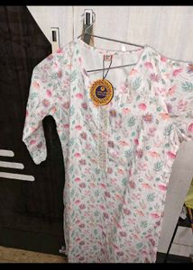 Floral Print Kurta
