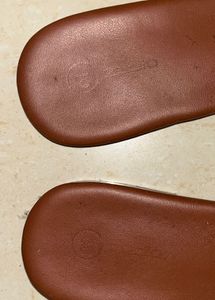 Stylish Laser-Cut Slip-On Sandals