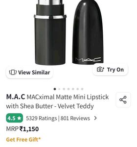 M.A.C Velvet Teddy Lipstick