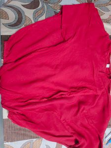 Red Western Top