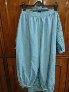 Beautiful Blue Floral Kurta Set